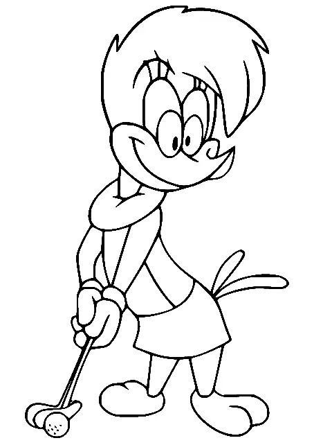 Golf Coloring Pages