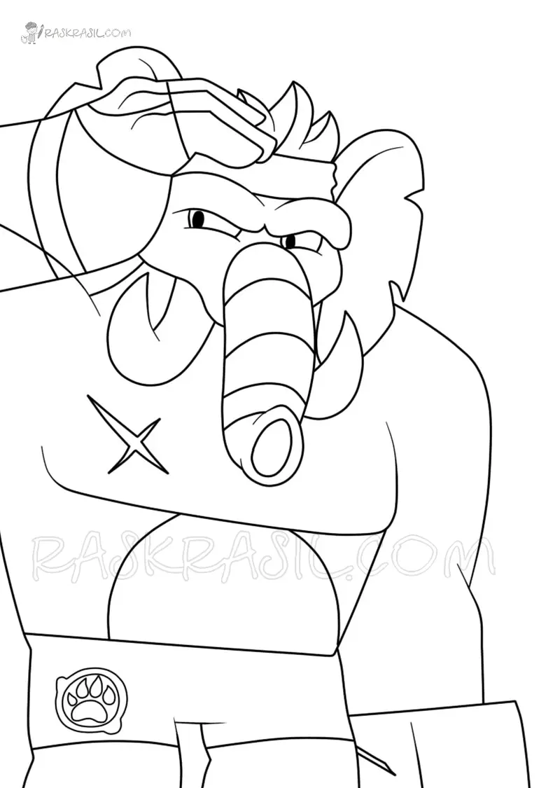 Goo Jit Zu Coloring Pages