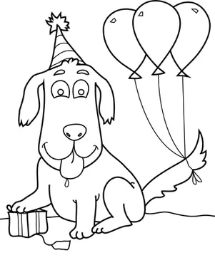 Happy Birthday Coloring Pages