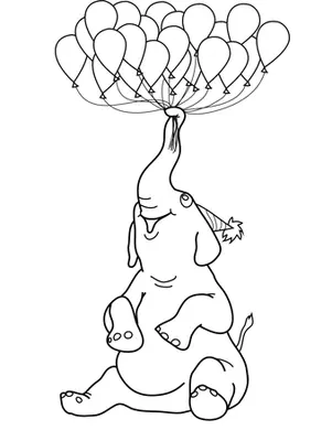 Happy Birthday Coloring Pages