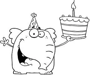 Happy Birthday Coloring Pages