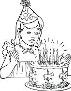 Happy Birthday Coloring Pages