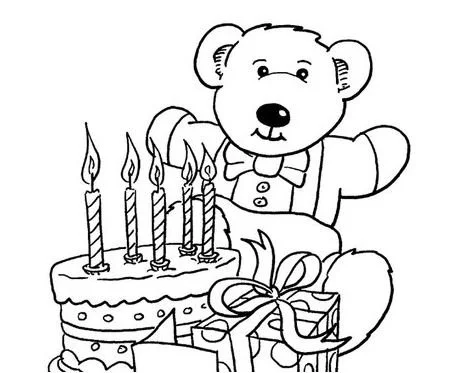 Happy Birthday Coloring Pages