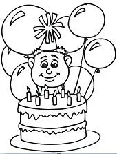 Happy Birthday Coloring Pages