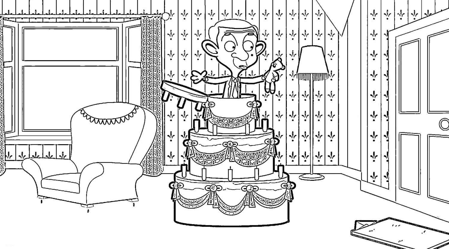 Happy Birthday Coloring Pages