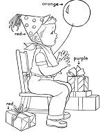 Happy Birthday Coloring Pages