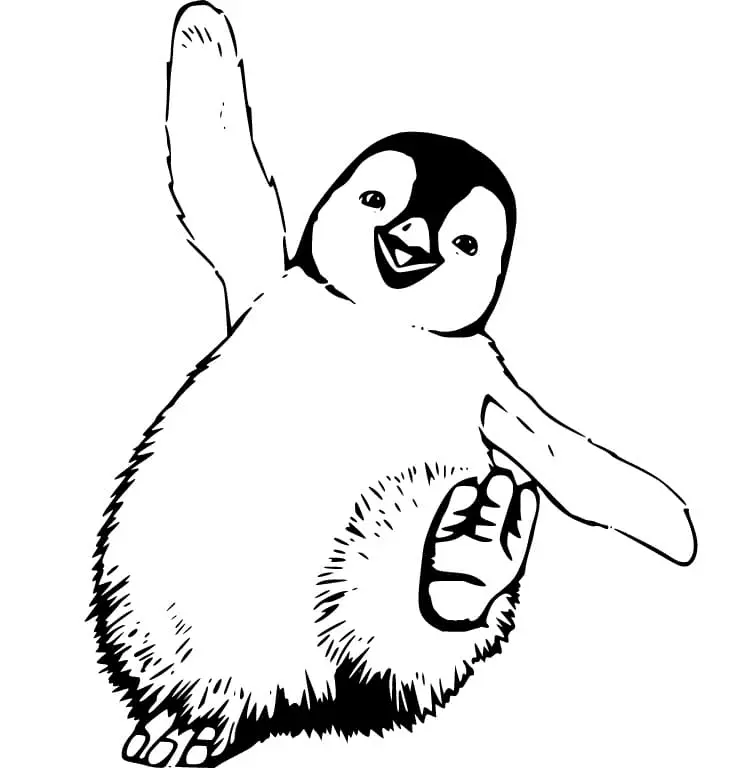 Happy Feet Coloring Pages