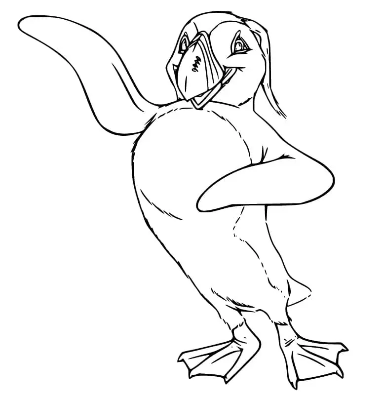 Happy Feet Coloring Pages