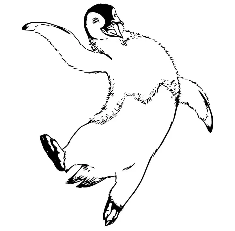 Happy Feet Coloring Pages