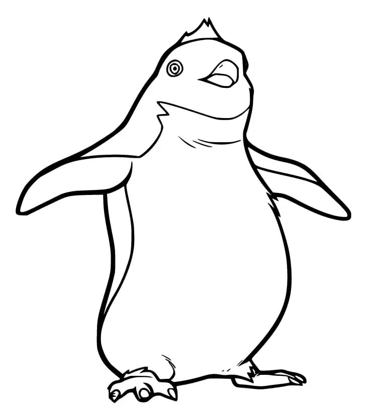 Happy Feet Coloring Pages