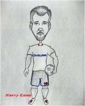 Harry Kane Coloring Pages