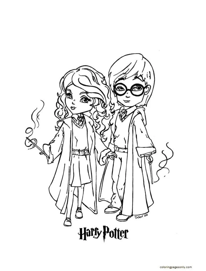 Harry Potter Coloring Pages