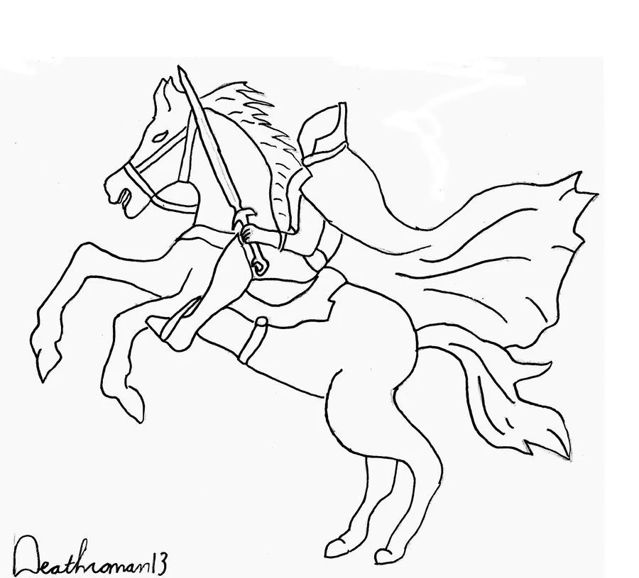 Headless Horseman Coloring Pages