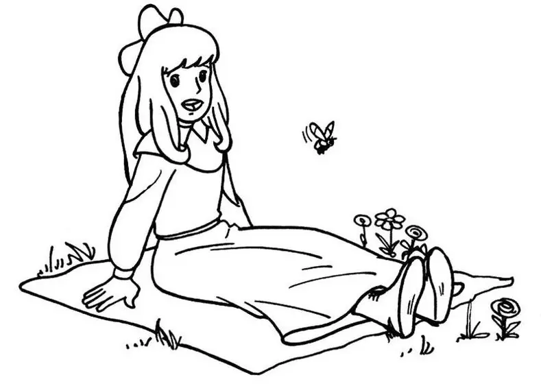 Heidi Coloring Pages
