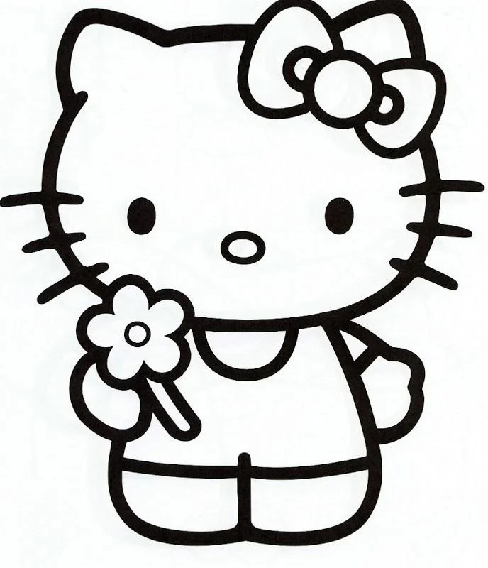 Hello Kitty Coloring Pages