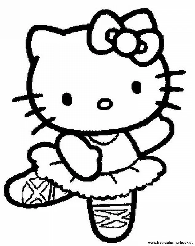 Hello Kitty Coloring Pages