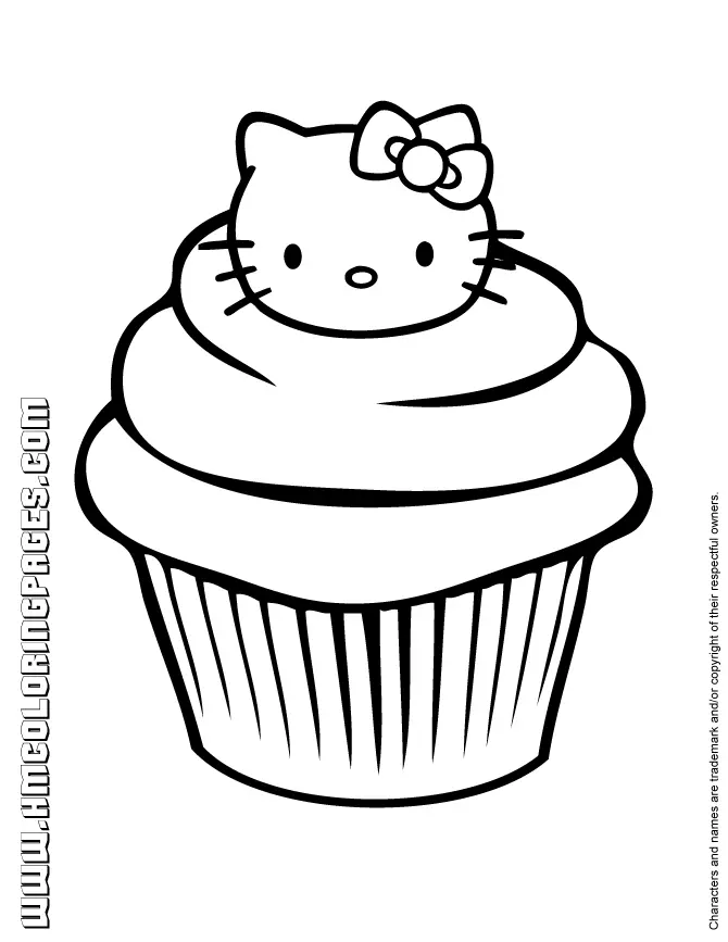 Hello Kitty Coloring Pages