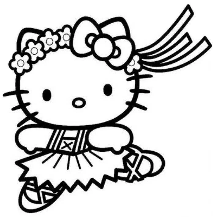 Hello Kitty Coloring Pages