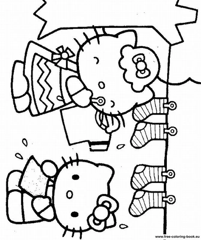 Hello Kitty Coloring Pages