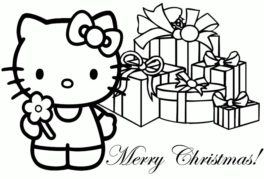 Hello Kitty Coloring Pages