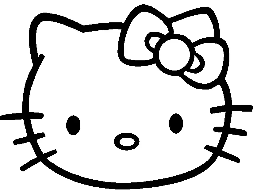 Hello Kitty Coloring Pages