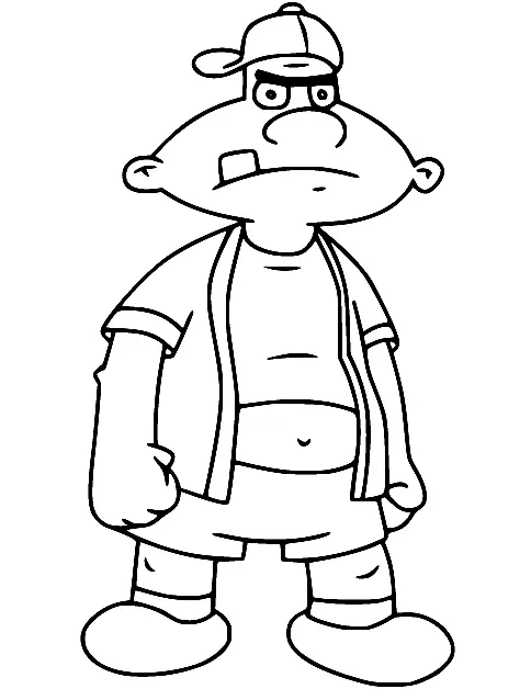 Hey Arnold Coloring Pages