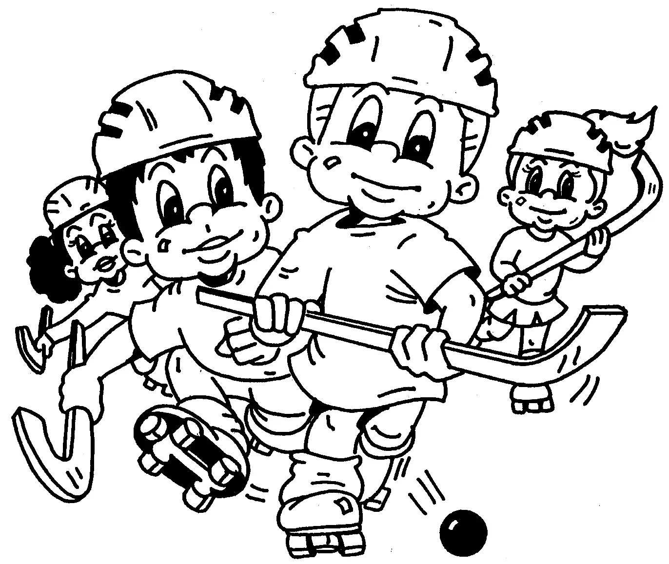 Hockey Coloring Pages