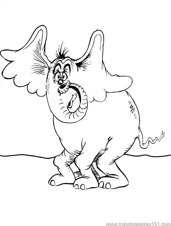 Horton Hears a Who Coloring Pages