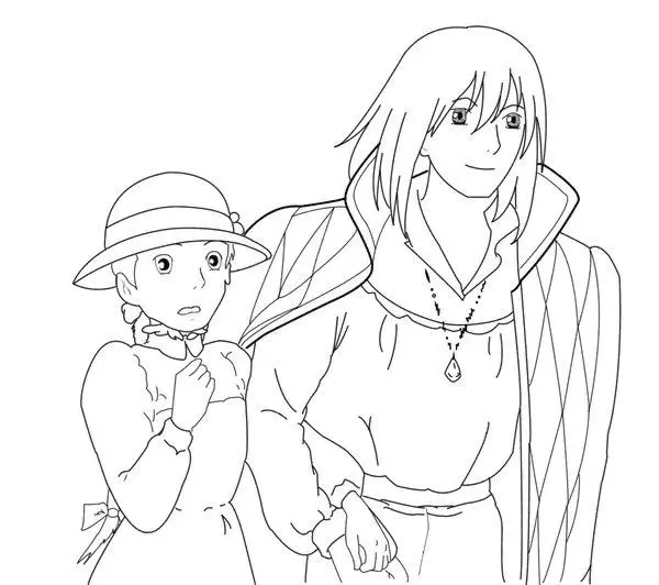 Howl s Moving Castle Coloring Pages