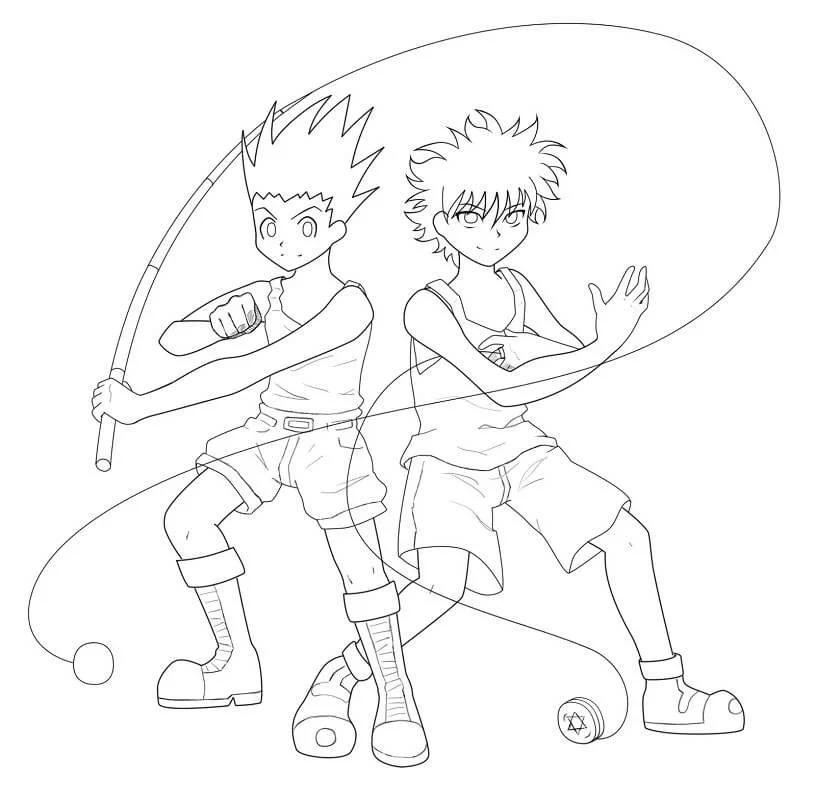 Hunter x Hunter Coloring Pages