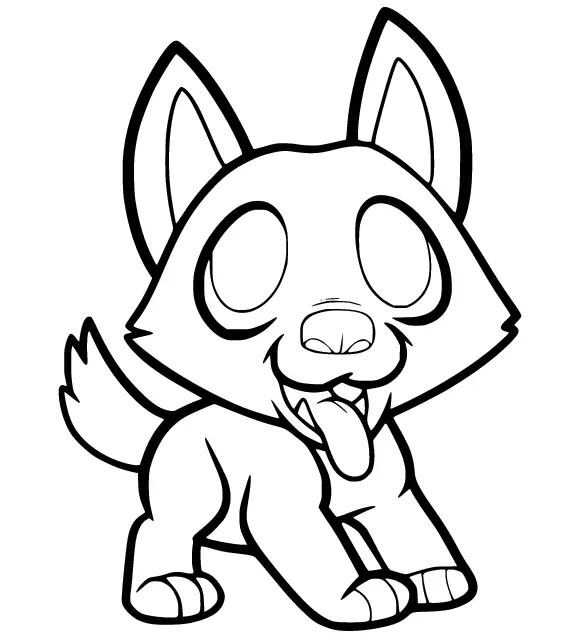 Husky Coloring Pages