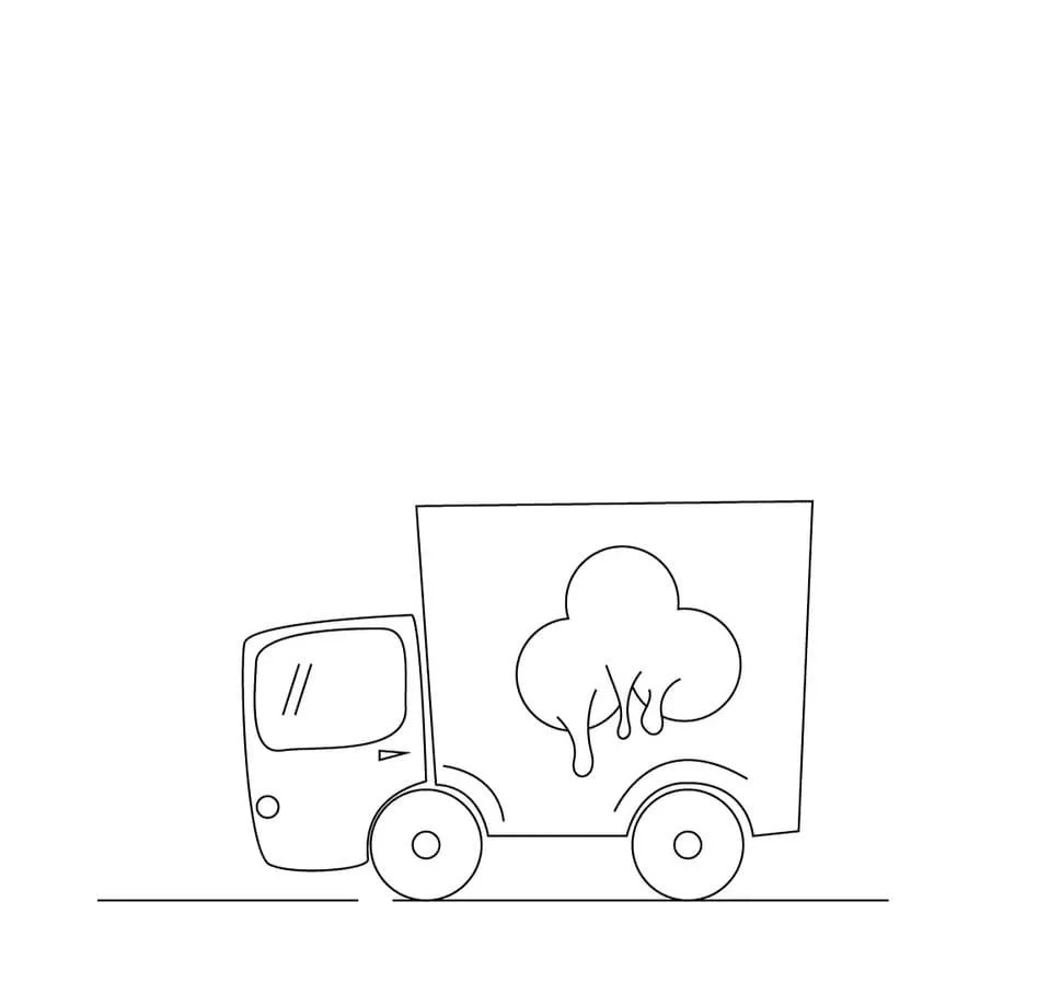 Ice Cream Truck Coloring Pages