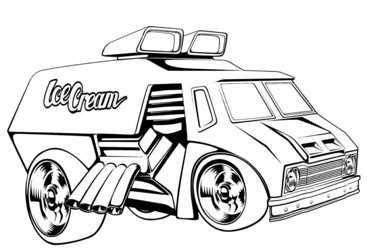 Ice Cream Truck Coloring Pages