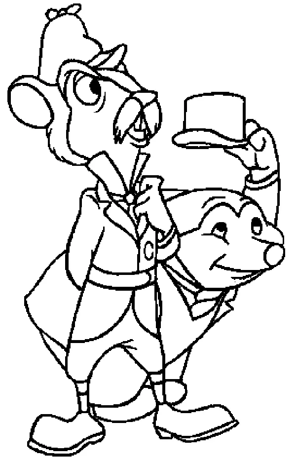 Ichabod and Mr Toad Coloring Pages