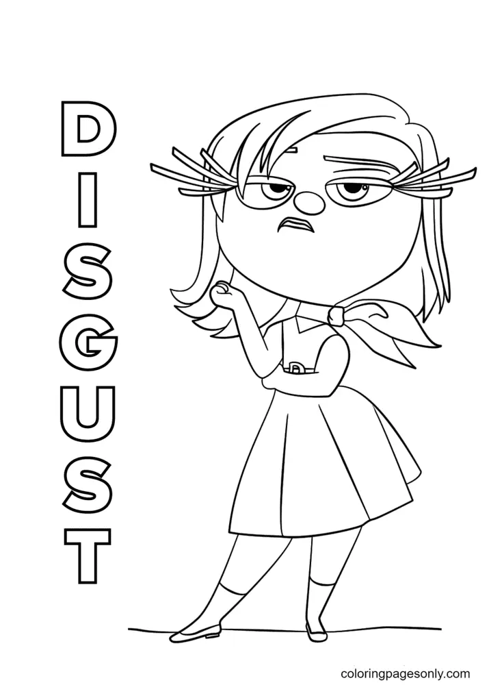 Inside Out Coloring Pages