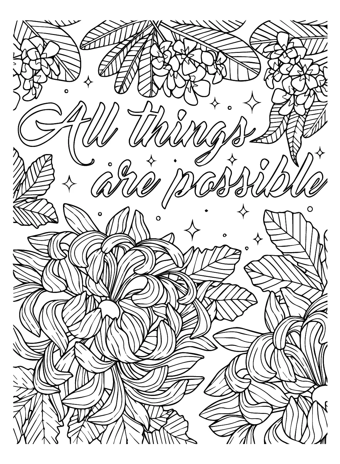 Inspirational Coloring Pages