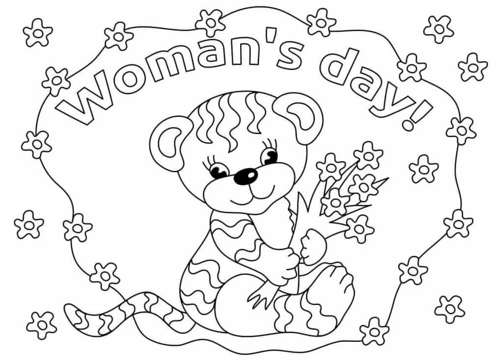 International Women s Day Coloring Pages
