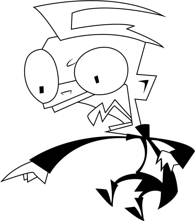 Invader Zim Coloring Pages