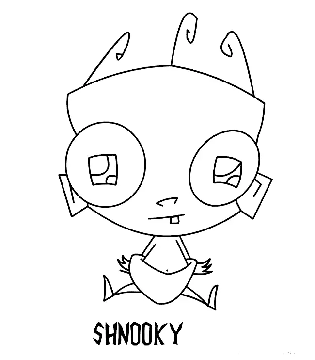 Invader Zim Coloring Pages