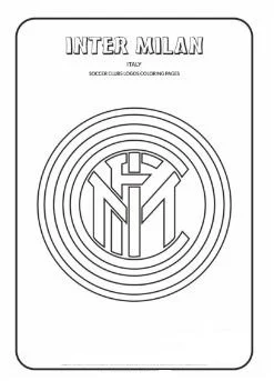 Italian Serie A Team logos Coloring Pages