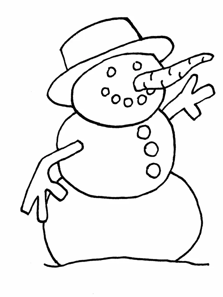 January Coloring Pages