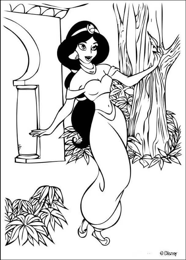 Jasmine Coloring Pages