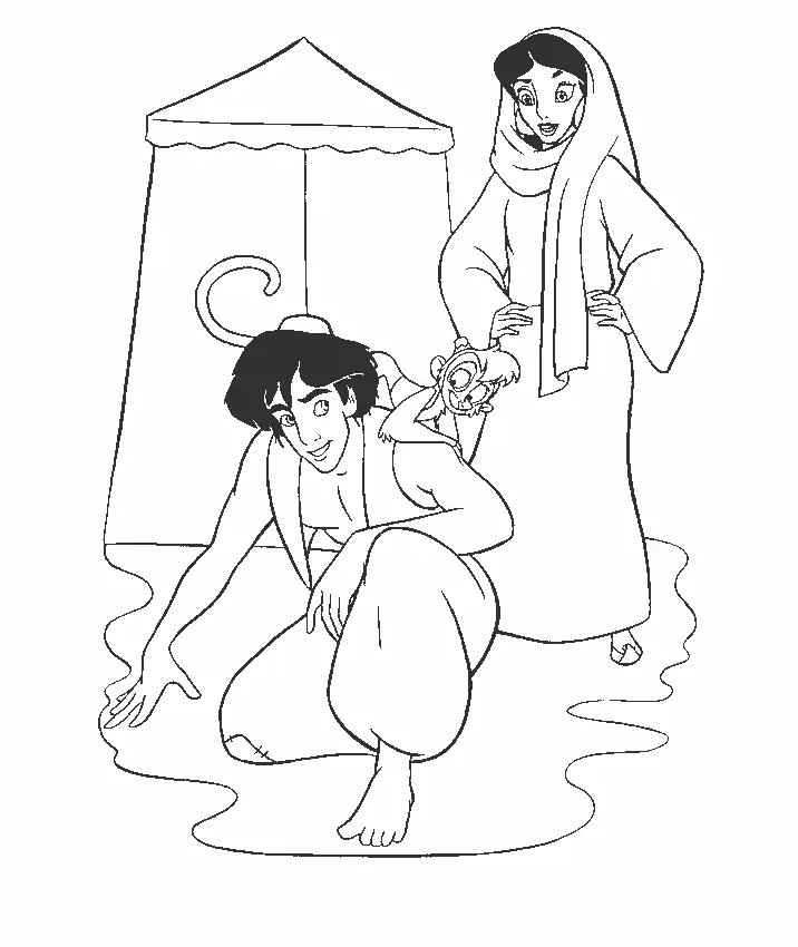 Jasmine Coloring Pages