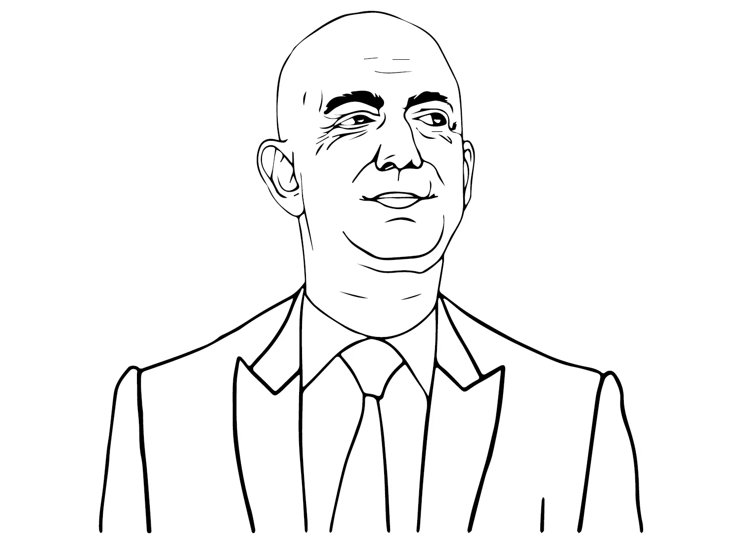 Jeff Bezos Coloring Pages