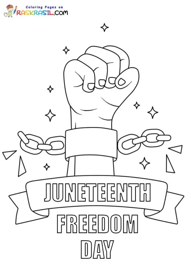 Juneteenth Coloring Pages