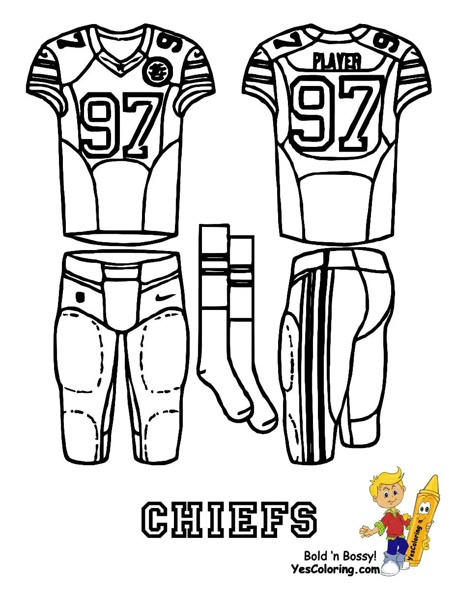 Kansas City Chiefs Coloring Pages