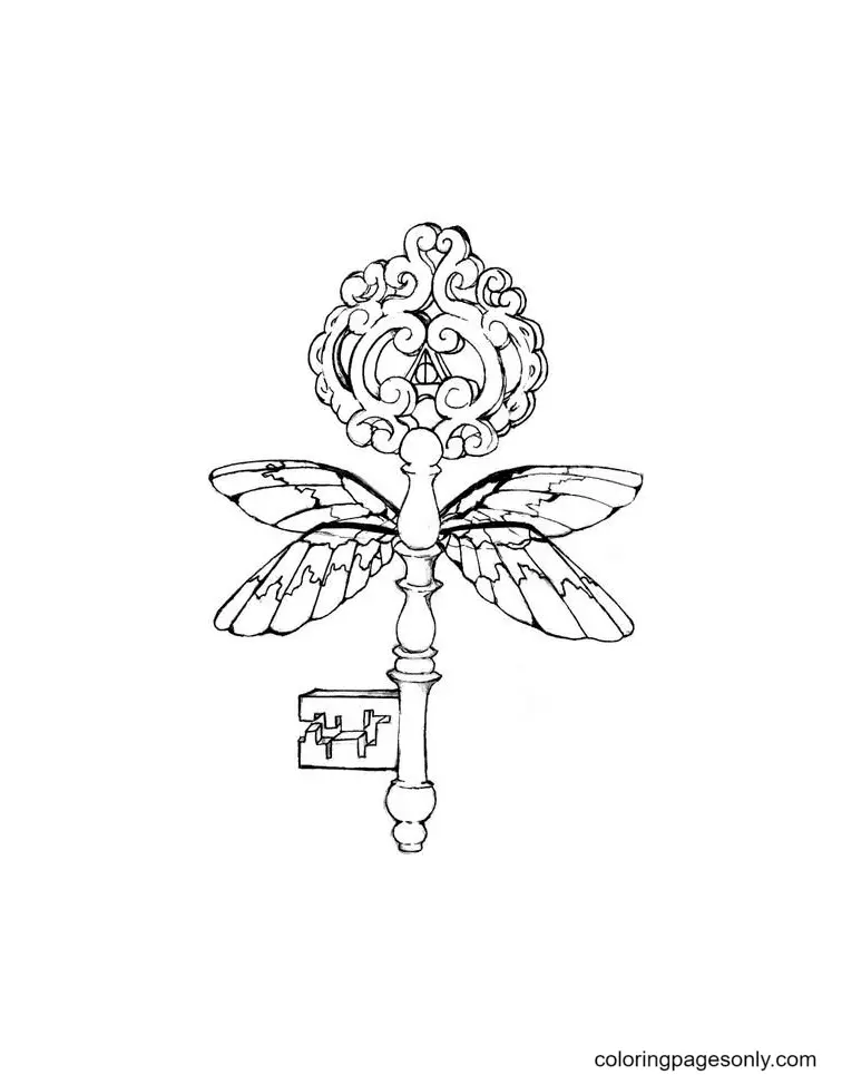 Key Coloring Pages