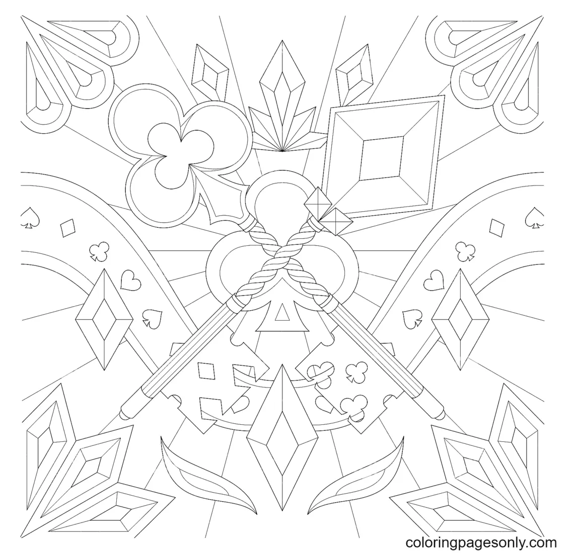 Key Coloring Pages