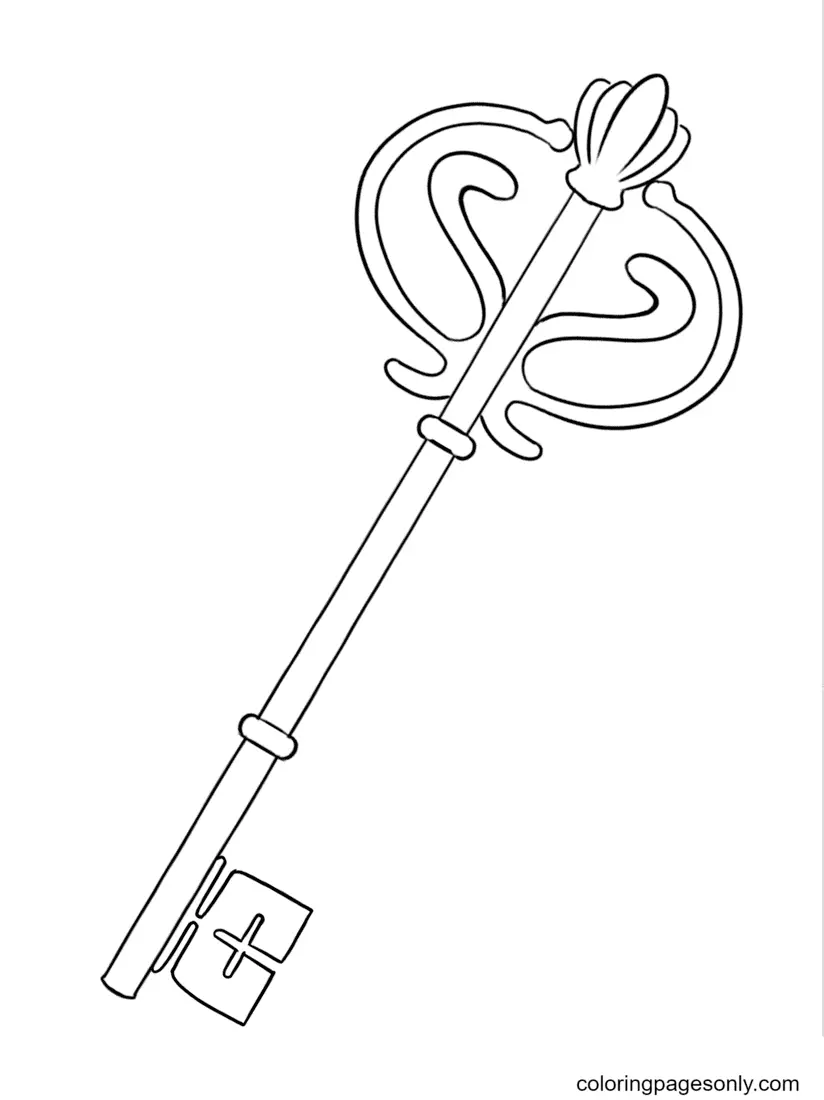 Key Coloring Pages