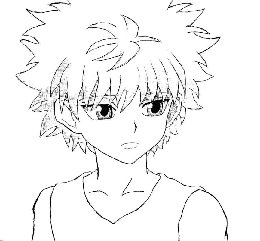 Killua Zoldyck Coloring Pages